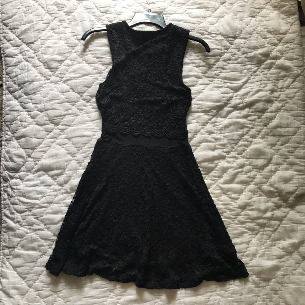 Black garage dress